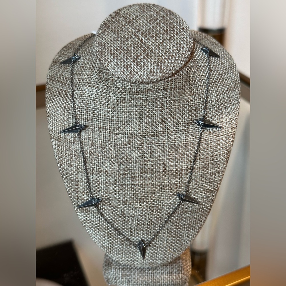 Black oxidized necklace